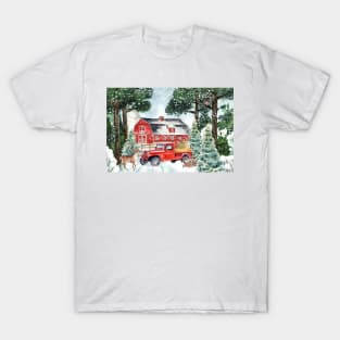 Christmas on the Farm T-Shirt